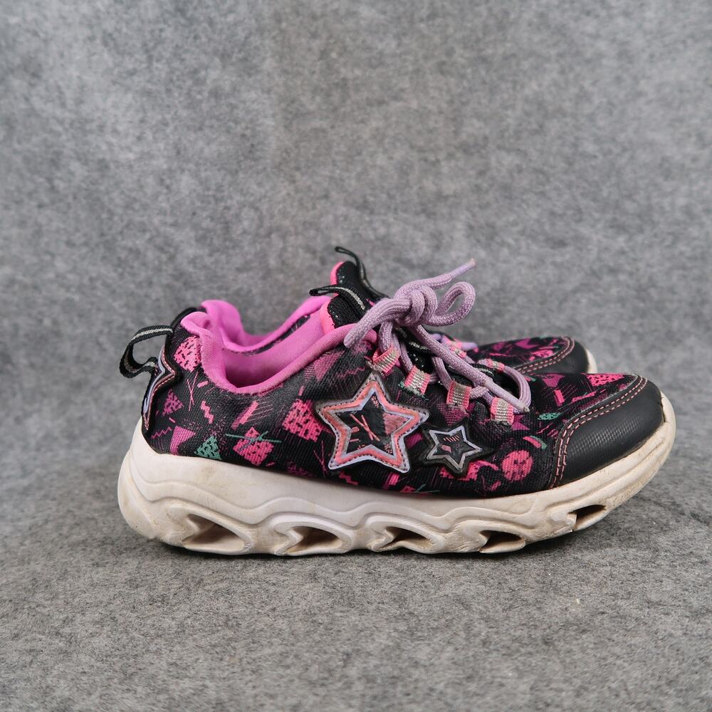 Athletic Works Shoes Girls 1 Athletic Trainers Casual Sneakers Comfort Stars